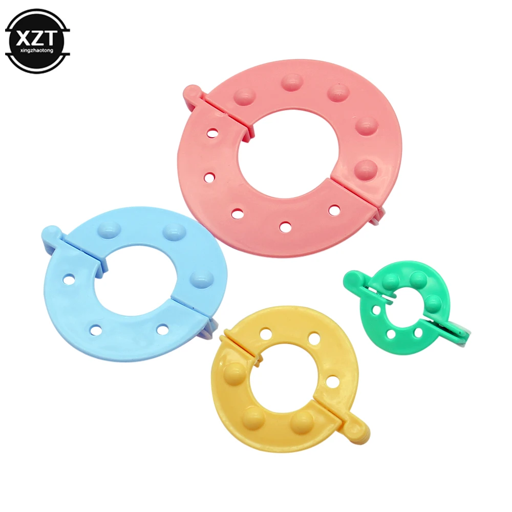 Knitting Supplies Knitting Material 8 Pcs/set Pompom Maker Kit Knitting Crafts Different Sizes Plush Ball Making Tool