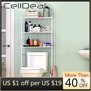 

3-Layer Bathroom Is Sturdy Corrosion-resistant And Durable Saving Bathroom Space And Storing Toilet Paper Towel Storage Rack