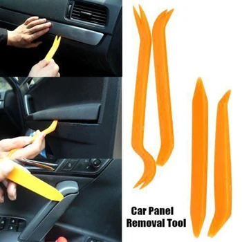 

Installer Car Trim Removal Molding Car DIY 4pcs Dashboard Radio body Upholstery Interior Clip Plastic Panel Door Remover