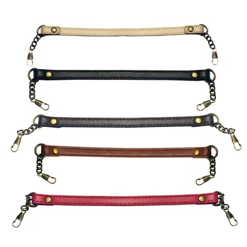 

DIY Accessories For Bags Bag Handles PU Leather Short Bag Strap Replacement Messenger Handbag Handle DIY Bags Belt Solid Color