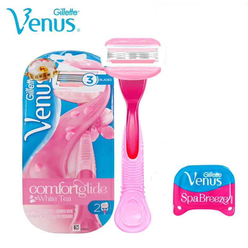 Женский бритвенный станок Gilltte Venus серия бритвенных лезвий держатель + лезвие для