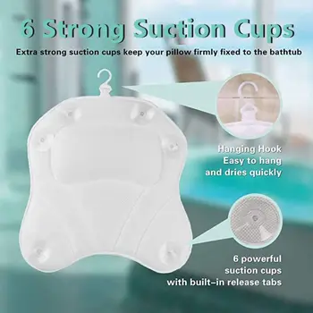 

3D Net Pattern Butterfly Shape Bath Pillow Quick Dry Bath Pillow Washable Unique Bathtub Pillow bath pillow