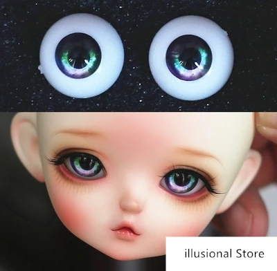 BJD SD кукла постепенная акриловая глаз 12mm14mm16mm18mm глаза для кукол BJD куклы игрушки sd глазное яблоко - Цвет: 3