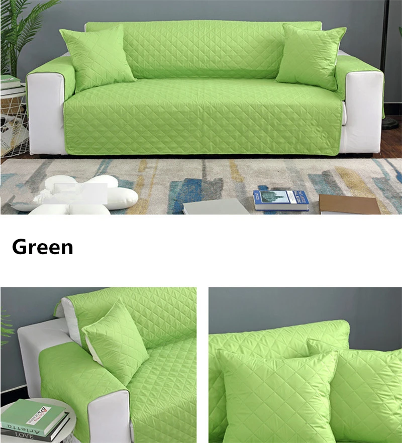 Водонепроницаемый Loveseat чехол для кожаного дивана стеганая мебель протектор оставаться на месте чехол для дивана предотвращает пятна дивана