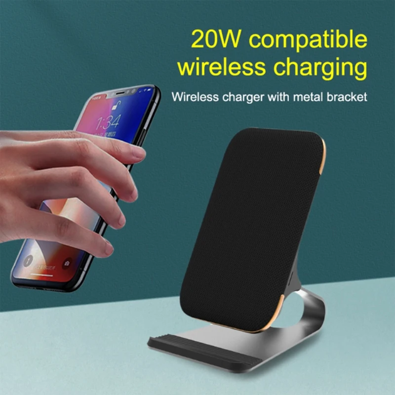 iPhone 15 Pro max/iPhone 13/14용 20W 무선 ??충전기 Qi 고속 충전 데스크탑 수직 휴대폰 무선 충전 브래킷