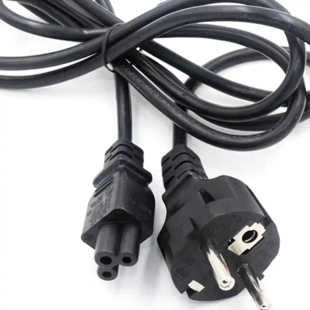 Eu European Ac Power Cord Euro Iec 1 5m C5 Extension Power Cable