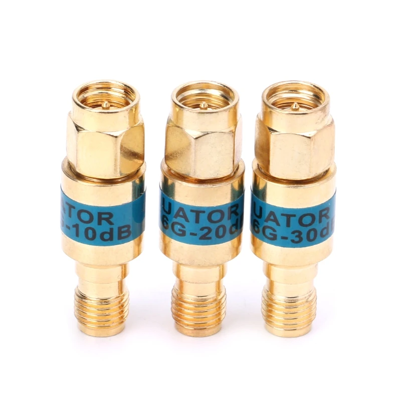 

Golden Attenuator SMA-JK Male to Female RF Coaxial Attenuator 2W 0-6GHz 30db