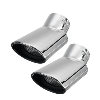 

1 Pair Stainless Steel Oval Tail Pipe Exhaust Muffler For Land Range Rover Sport Diesel 2002 2003 2004 2005 2006 2007 2008-2010