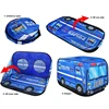 Foldable Game Play House Fire Truck Police Bus Pop Up Toy Tent Playhouse Cloth Gift For Children Firefighting Model Dopship 3