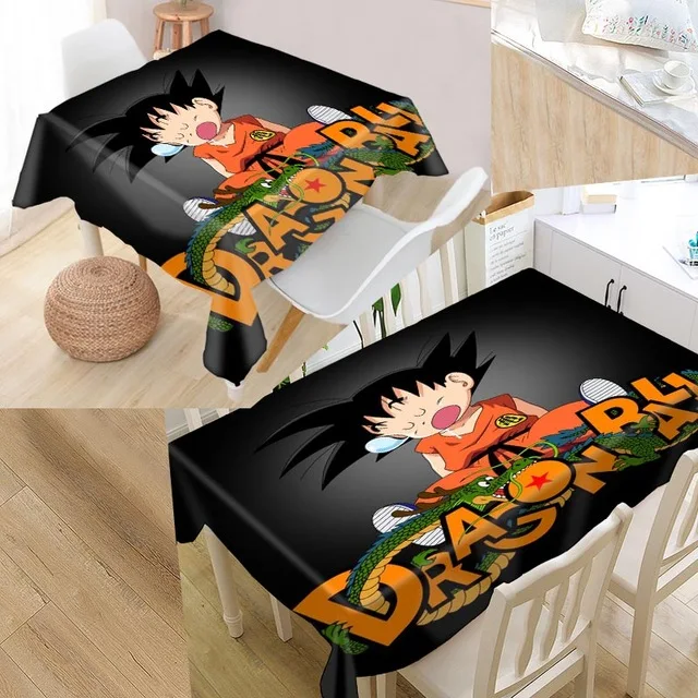 3D цифровая печать Dragon Ball серии мультфильм пылеотталкивающая скатерть тумбочка ткань стол наружное декорирование скатерть