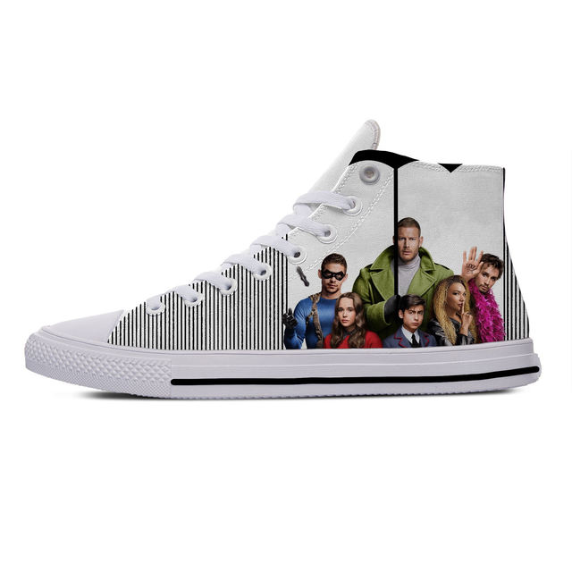 THE UMBRELLA ACADEMY THEMED HIGH TOP SHOES (20 VARIAN)