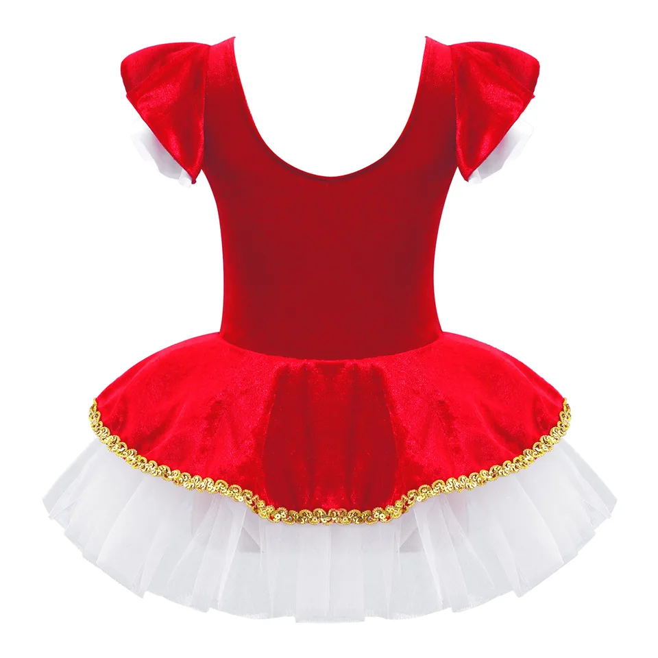 Kids Girls Ballet Dance Dress Tutu Leotard