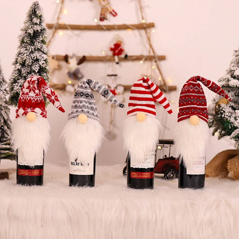 Christmas In The Barn 2022 Christmas Gnome Wine Bottle Cover New Year 2022 Merry Christmas Decorations  For Home 2021 Navidad Vintage Christmas Ornaments|Pendant & Drop Ornaments|  - Aliexpress