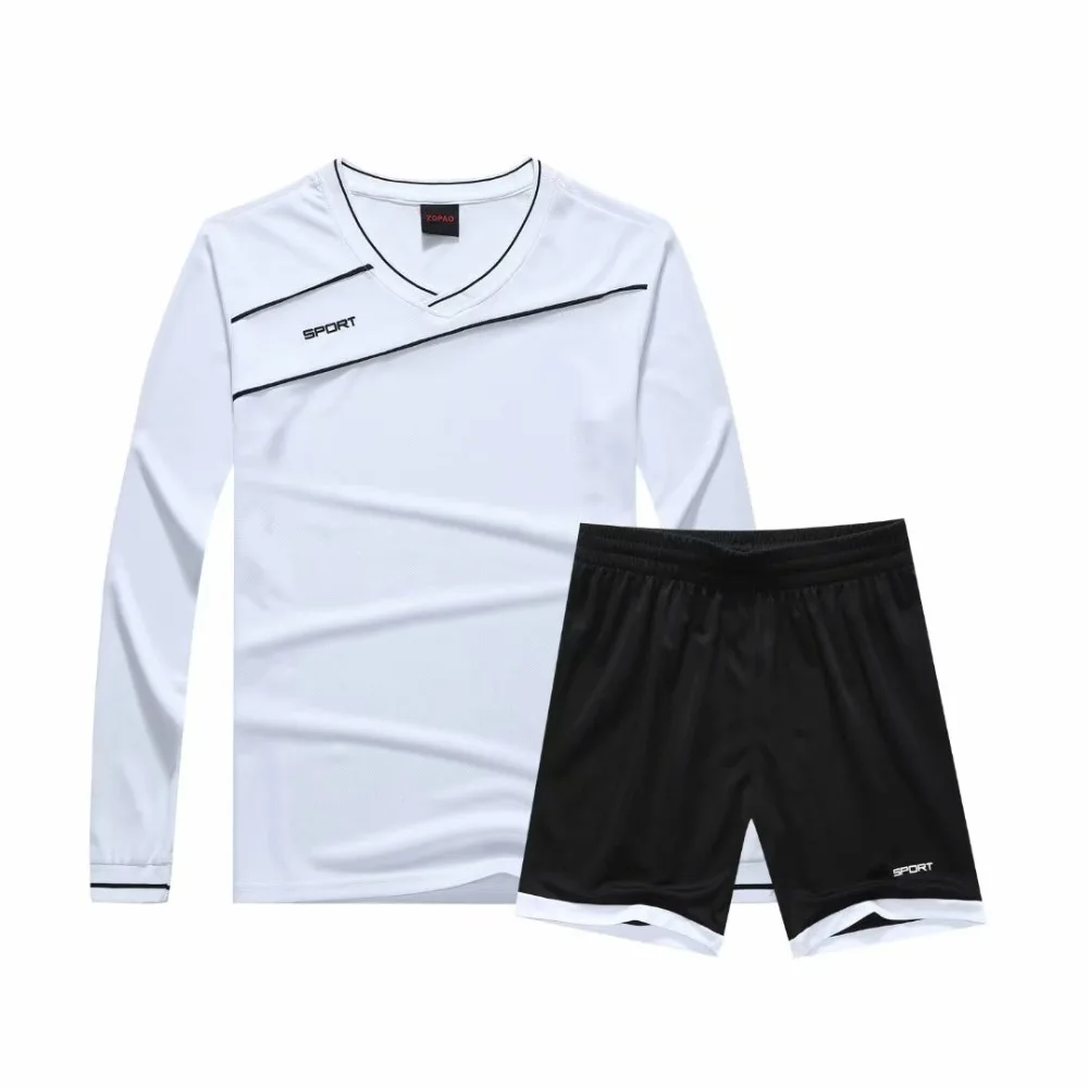 Простые мягкие дышащие мужские футбольные майки Boyes, женские шорты с длинным рукавом, спортивная одежда, пустые мужские футболки Survete