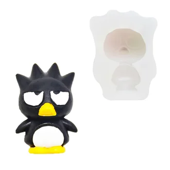 

DIY Bakery Cartoon Penguin Mousse Cake Chocolate Decoration Mold Automobile Fragrance Plaster Silicone Mold