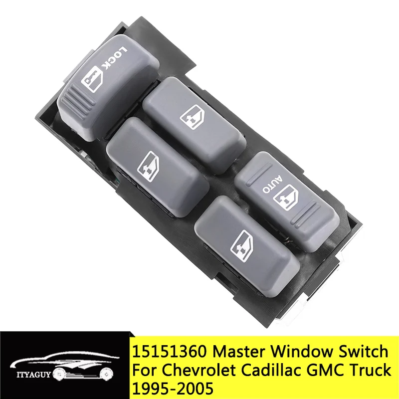 Electric Master Power Window Switch 15151360 19244658 For Chevrolet