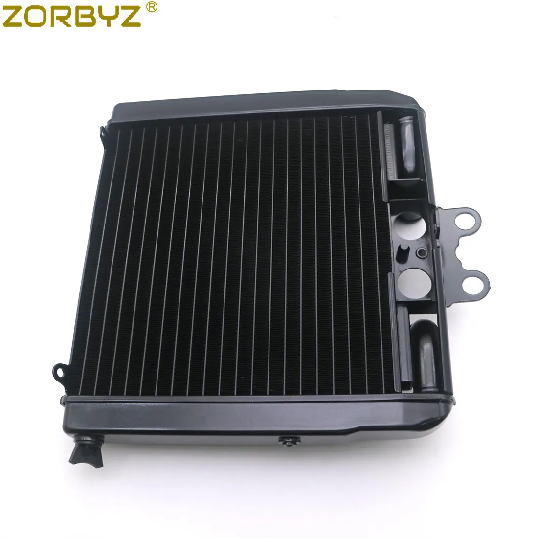 ZORBYZ мотоцикл черный алюминиевый двигатель радиатор водяного бака охладитель для Harley V-Rod VRSCA 2004-2013