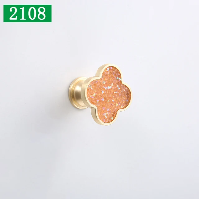 28 Colors European Style Cabinet Knobs and Handles Fashion Hanging Hooks Wall Decor Furniture Dressing Drawer Knob Kitchen Pull 2108-Knob