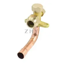 1/2NPT вход 3 Way изгиб штуцер с гайкой Разделение Услуги клапан для кондиционера