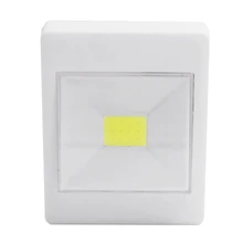 Luz nocturna de armario inalámbrico interruptor de pared Led Cob magnético