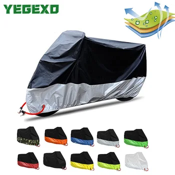 

Motorcycle Cover Tent Waterproof Outdoor Funda Moto Housse For SUZUKI SKYWAVE 400 HAYABUSA DRZ 400 SM BURGMAN 650