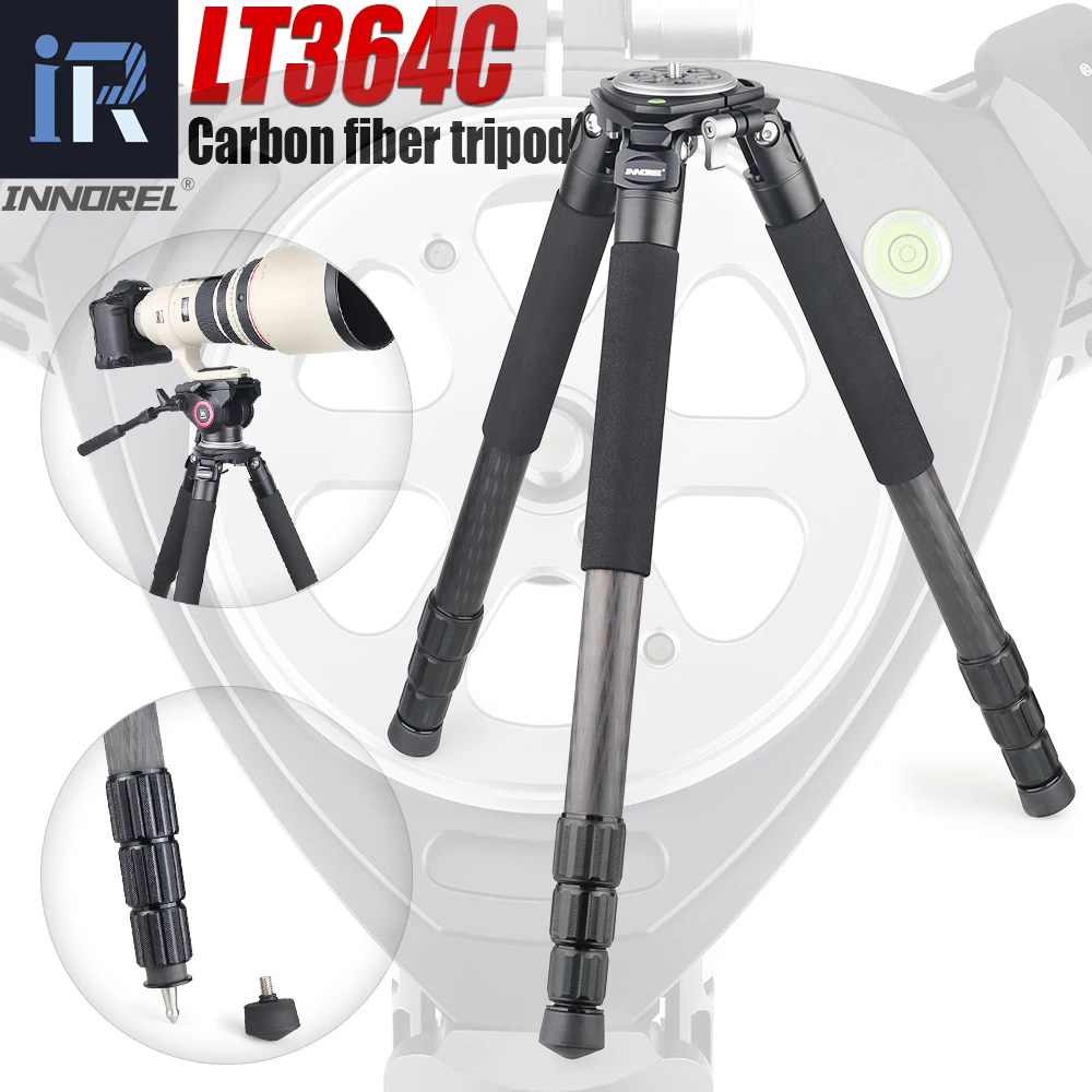 Профессиональный 10 слойный штатив LT364C из углеродного волокна для камеры