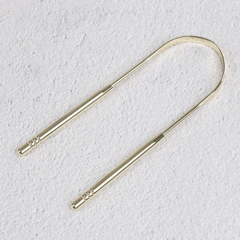 

High Quality Stainless Steel Tongue Scraper Cleaner Fresh Breath Cleaning Coated Tongue Toothbrush Dental Oral Hygiene Care Tool