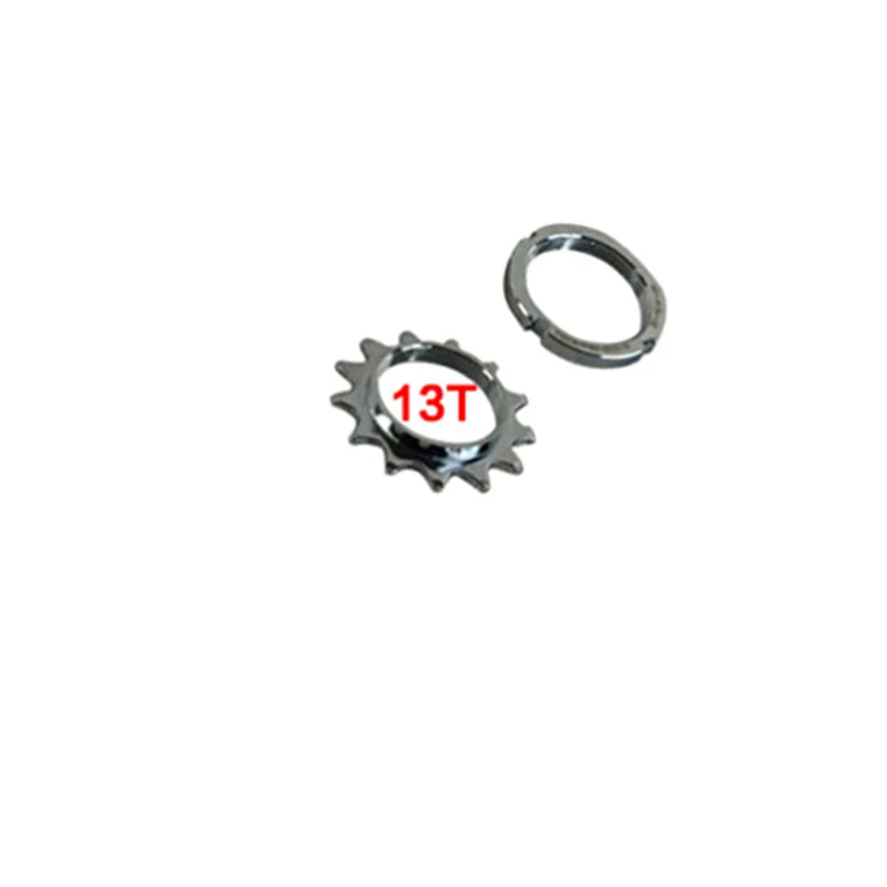 

durable Fixed Gear Bike 13T 14T 15T 16T 17T 18T Hub Freewheel Cog + Fixed Ring Lockring practical riding tooth