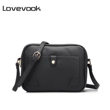 Женская сумка на плечо LOVEVOOK, не большая сумока на плечо слуком, модная сумка на плечо с регулируемым ремешком, из искусственной кожи для девочек и женщины