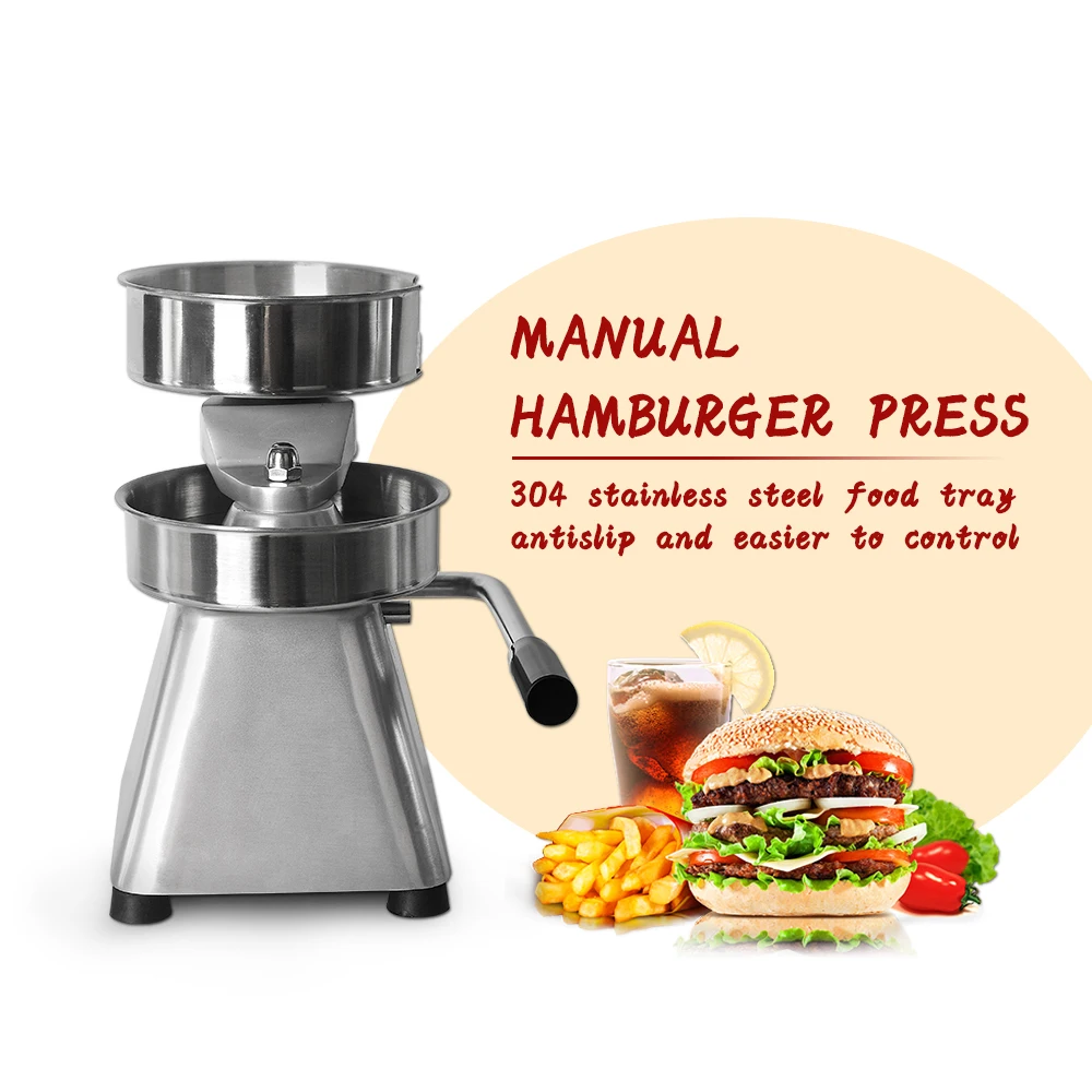 Hamburger Machine 100mm/130mm/150mm Manual Hamburger Press Maker Stainless Steel Meat Press AM10/AM13/AM15/IT-150 Hot sales