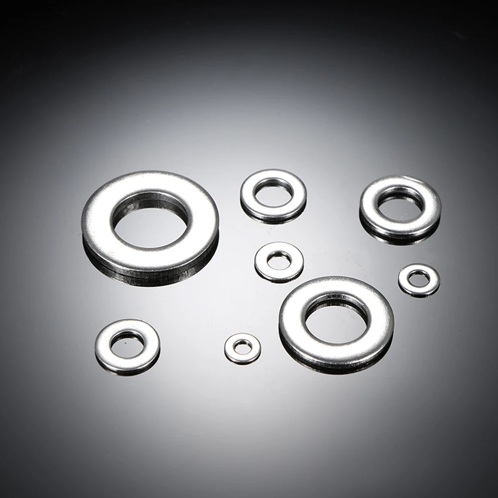 DIN125-M2/M2.5/M-3/M-4/M5/M6/M-8/M-10 нержавеющая сталь 304 плоская шайба