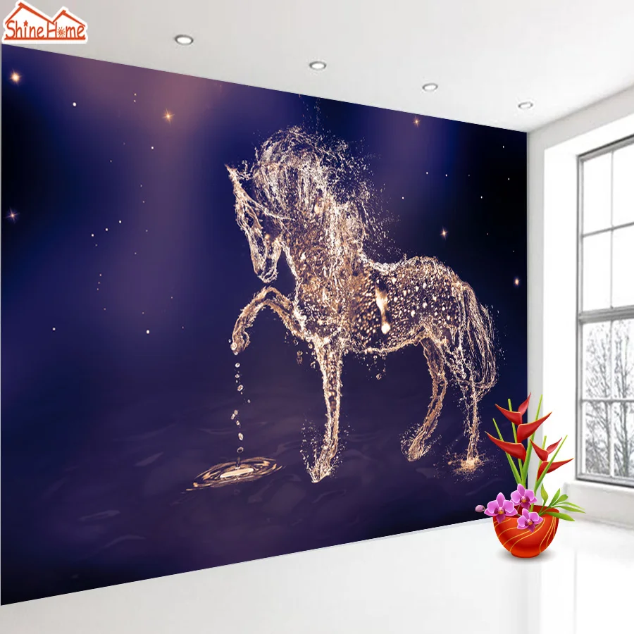 ShineHome-3d-Glittering-Running-Horse-Wallpapers-3-d-Animal-Wall-Paper-Wallpaper-Mural-Roll-for-Kids (2)