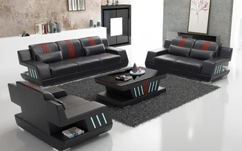 

High quality 1+2+3 leather sofa customized colour