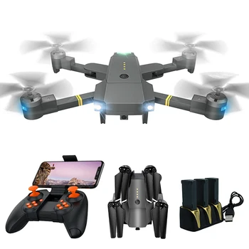 

Global Drone FPV Drones with Camera HD 1080P Aircraft Foldable Quadrocopter RC Helicopter Toys Selfie Drone X PRO VS E58 E520