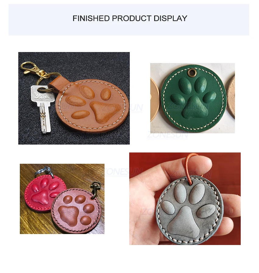 狗猫爪钥匙扣-塑料压模_05