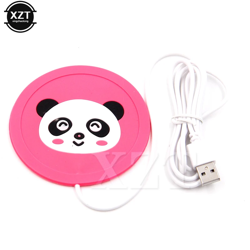 5V USB Warmer Silicone Heat Heater for Milk Tea Coffee Mug Cute Thermostatic Coaster Winter Heating Coaster usb heat warmer