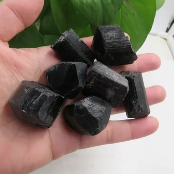 

(7 pcs ) 170g High Quality Raw Black Tourmaline Gemstone Specimen Rock Reiki Chakra Crystal Healing Metaphysical