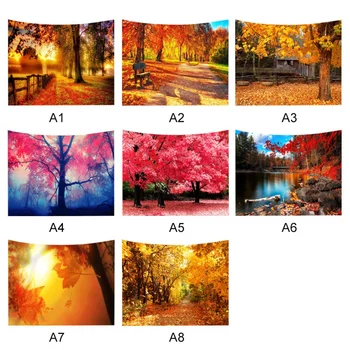 

Fashion Wall Art Forest Natural Scener Printed Tapestr Wall Hanging Home Decoration