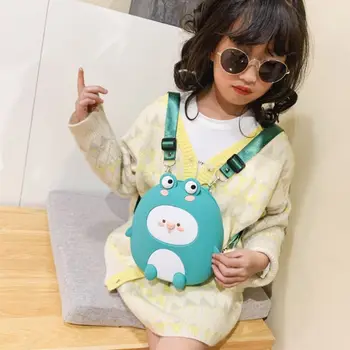 

Kids innocent fashion cute silicone backpack rucksack cartoon shoulder bag phone bag messenger wallet