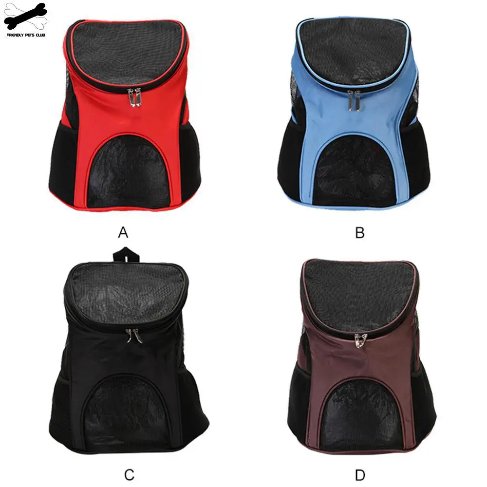Pet Bag Outing Portable Cat Bag Mesh Dog Breathable Pet Backpack Double Shoulder Front Backpack Portable Travel