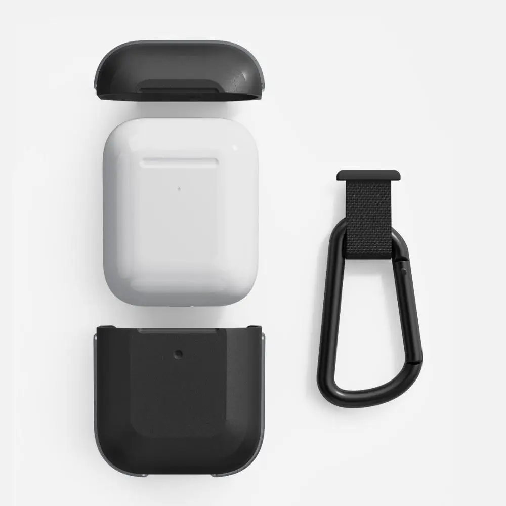 X-Doria Defense Trek, Apple 에어팟 1 & 2 케이스, Apple 에어팟 1 & 2 용 실제 가공 알루미늄 및 폴리 카보네이트 보호 케이스