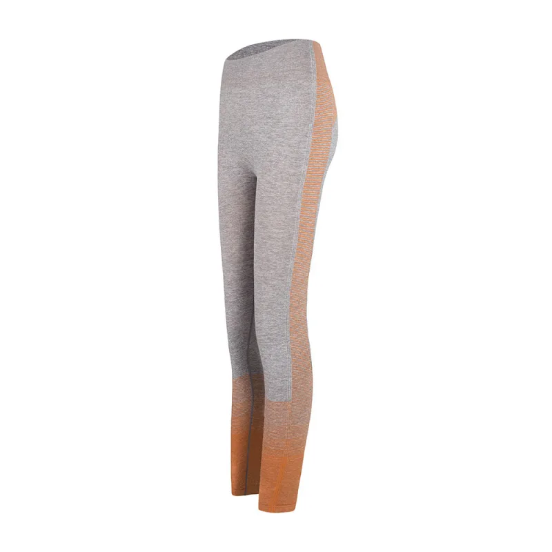 Imlario, штаны для йоги со смайликами, бесшовные леггинсы, полосатые женские спортивные колготки, высокая талия, для тренировок, упражнений, тренировок, леггинсы - Цвет: Оранжевый