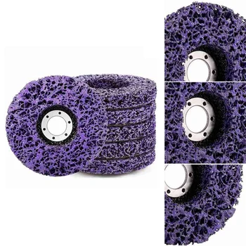 

6Pcs Poly Strip Disc Wheel Paint Rust Removal Clean for Angle Grinder