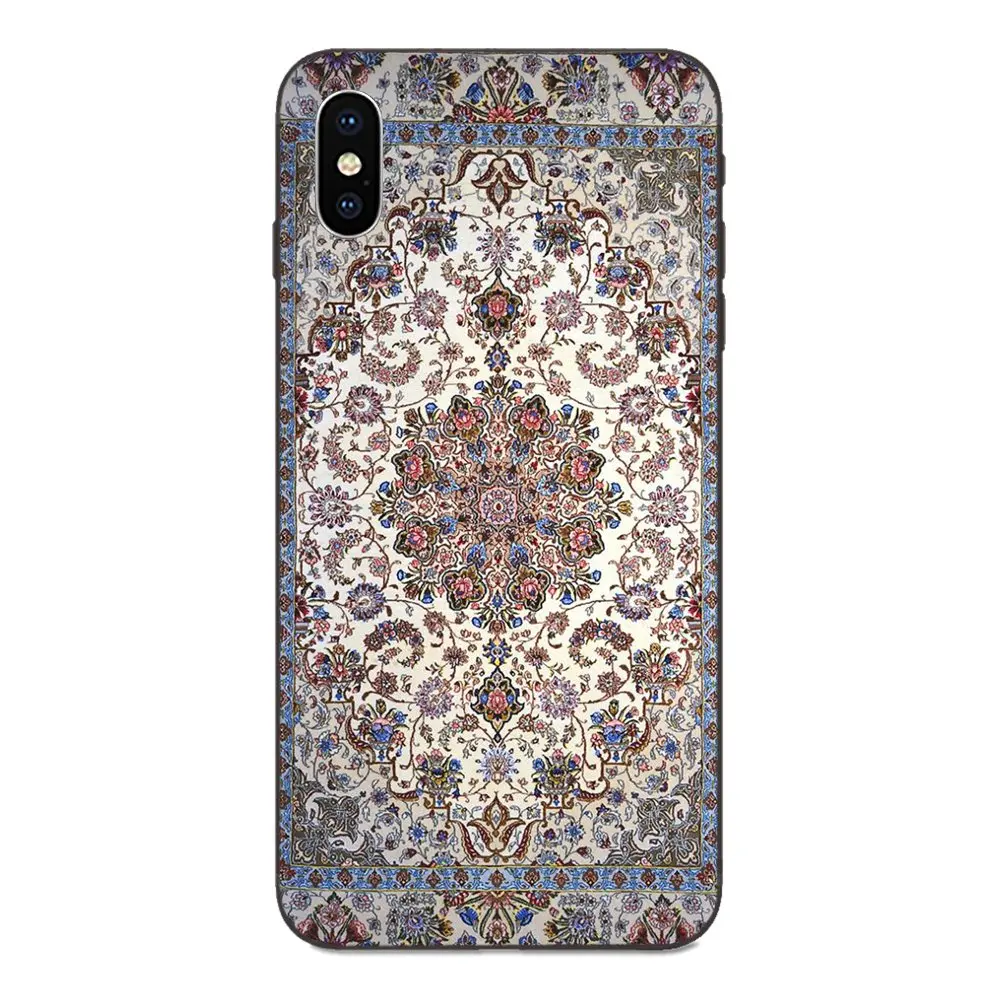Мягкий ТПУ чехол Мобильный для Apple iPhone 4 4s 5 5S SE 6 6S 7 8 Plus X XS Max XR 2019 персидский ковер