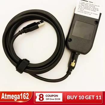 

2019 Newest Car Diagnostic OBD2 diagnostic cable for Kline and CAN BUS Support till 2019 19.6 English Polish German Atmega162