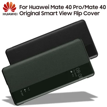 

HUAWEI Original Smart View Flip Cover for HUAWEI Mate 40 Mate 40 Pro Mate40 Sleeps and Wake up Function Phone Case