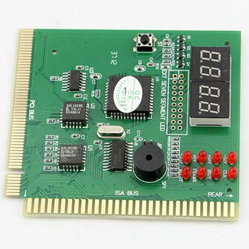 

Led Accessories PC PCI Test Diagnostic Card Motherboard Debug Tool Post Detect Analyzer Easy Use Multi Use Desktop Computer