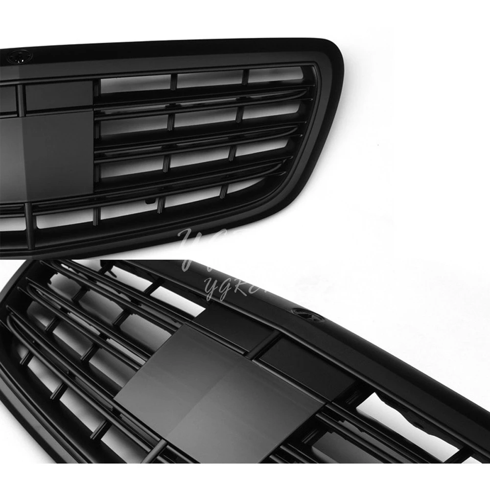 Передний гриль GT R для Benz S-Class W222 S350 S400 S500- глянцевый матовый черный ABS