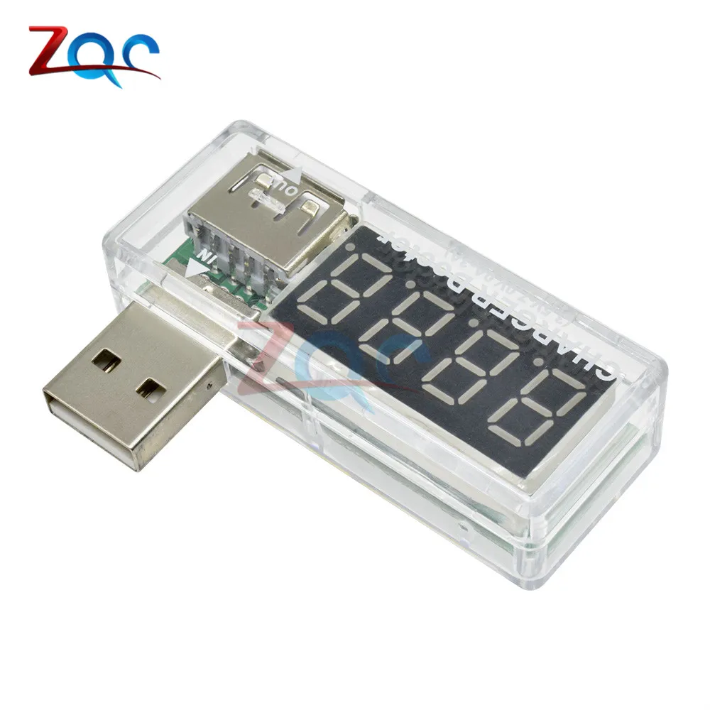 Цифровой USB зарядное устройство вольтметр амперметр измеритель тока мини