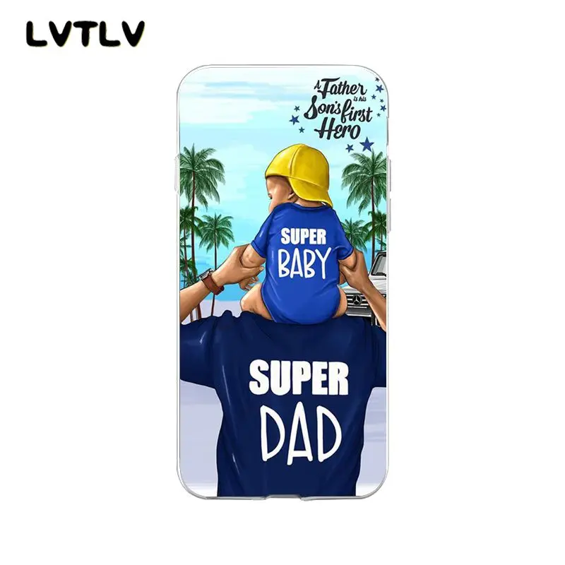 Fashion Black Brown Hair Baby Mom daughter Girl Son Dad
